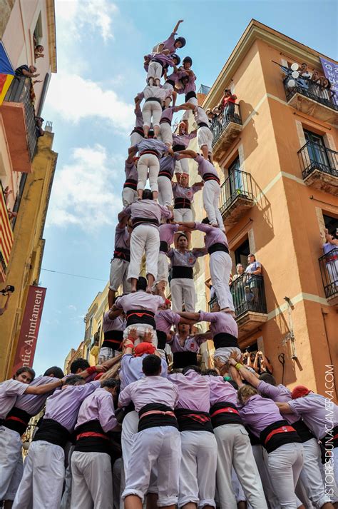 Human Towers In Tarragona Sant Magí 2014 Tarragona Santmagi