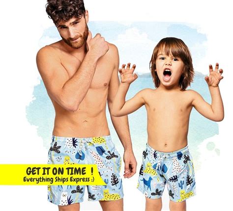 Refine tuxedos shirts baby husky zoot suit. Father And Son Matching Swimsuits, Father's Day Gift ...
