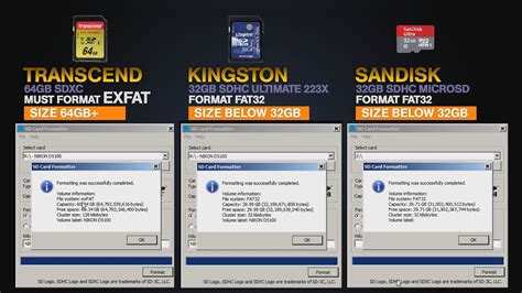 Maybe you would like to learn more about one of these? SDcard Formatter format SD SDHC SDXC auto exFAT, FAT32 - YouTube