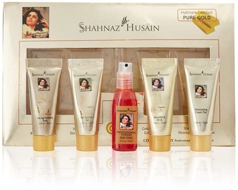 Buy Shahnaz Husain Gold Facial Kit Mini 40g15 Ml Online At