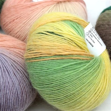 250gset Rainbow Wool Cotton Yarn Hand Knitting Colorful Soft Baby