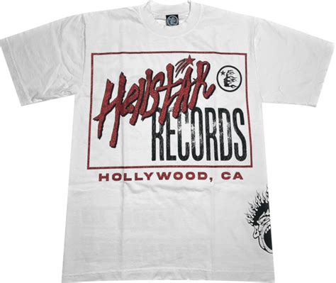 Hellstar White Hellstar Records T Shirt Inc Style