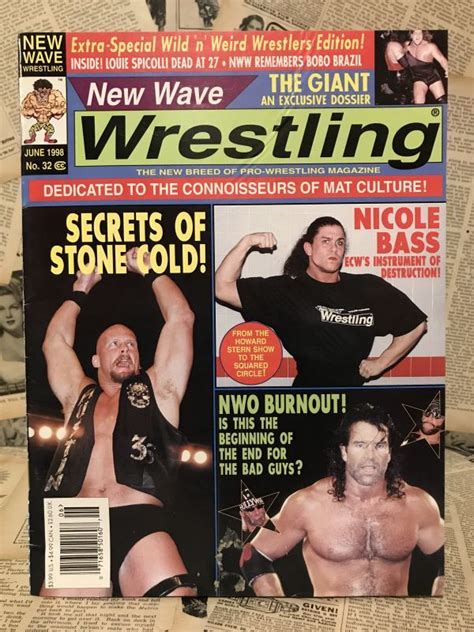 New Wave Wrestling Magazine June 1998 2000toys高円寺店