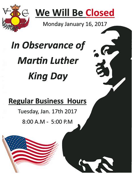 Mlk Day 2021 Office Closed Martin Luther King Jr Day Inspired By