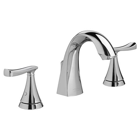 American standard hampton bathroom faucet chrome centerset brass cross handles. Chatfield 2-Handle Widespread Bathroom Faucet - American ...