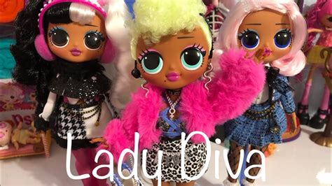 Lady Diva Lol Surprise Omg Dolls Unboxing Review Youtube