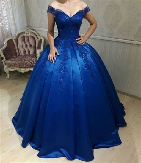 Wedding Gown Royal Blue Wedding