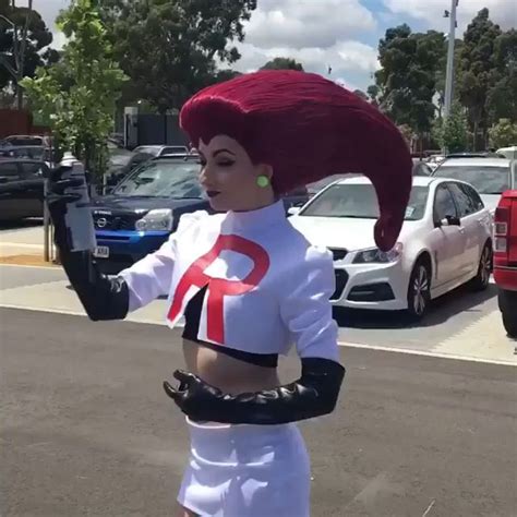 Jessie Cosplay Video In 2020 Cute Cosplay Pokemon Costumes Jessie