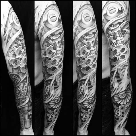Here are some factors that make insane mechanical tattoo designs so cool and exceptional: Mechanical Sleeve Tattoo | Biomechanical tattoo ...