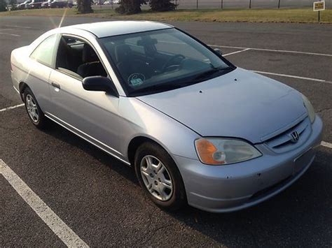 Sell Used 2001 Honda Civic Coupe No Reserve Drives Beautifully In