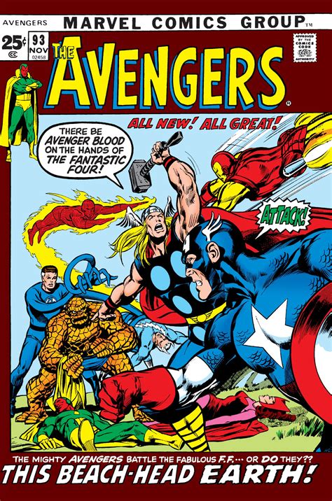 Avengers Vol 1 93 Marvel Database Fandom Powered By Wikia