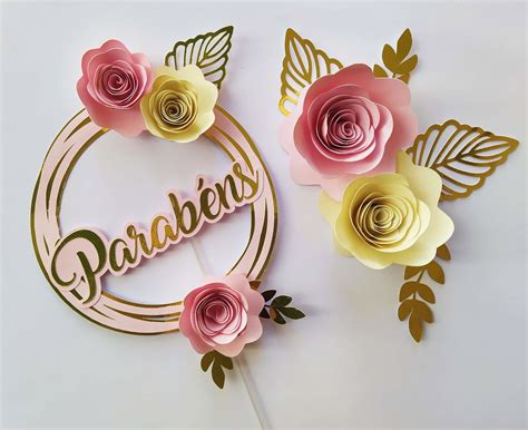 Topo De Bolo Circular Para Imprimir