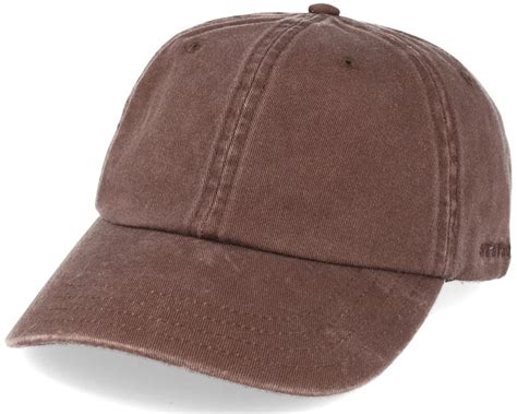 Baseball Cotton Brown Adjustable Stetson Caps