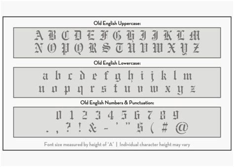Best Printable Old English Alphabet A Z Printablee Printable