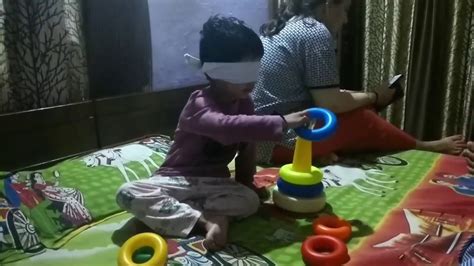 In this game, each child is blindfolded, given a pad of paper and a pencil, and instructed to draw the item you suggest. Blind Fold Kids Game - YouTube