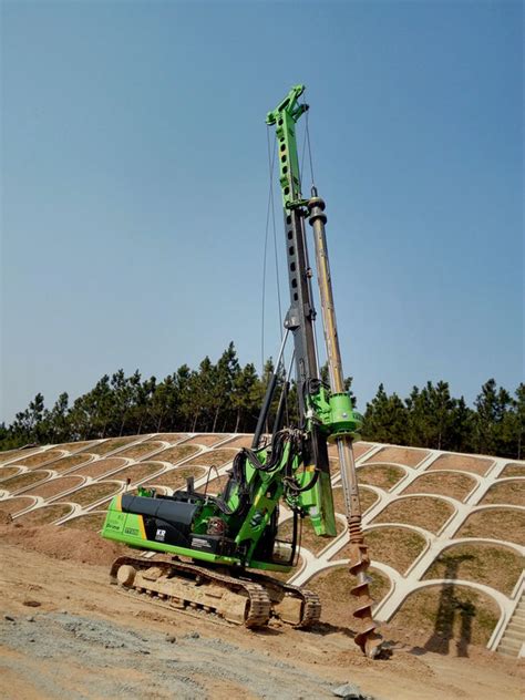 318d Excavator Drilling Attachment Kr90c Piling Rig Borewell Drilling