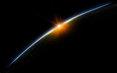 Horizon Sun On Earth Planet Wallpaper Space Earth From Space