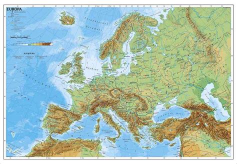Wetterkarten & aktuelle wettervorhersage für heute & morgen; Europa Karte Beschriftet