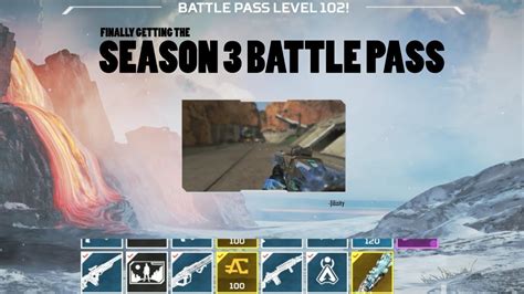 Finally Getting The Season 3 Battle Pass Apex Legends Youtube