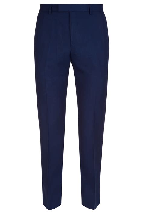 2020 popular 1 trends in men's clothing, toys & hobbies, sports & entertainment, underwear & sleepwears with blue suit trousers man and 1. Moss Esquire Mens Navy Blue Suit Trousers Slim Fit Pleated ...