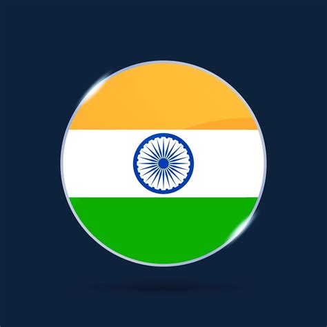 indian flag circle in the middle
