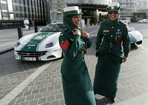 United Arab Emirates Female Officers Muslim Women Islam Women