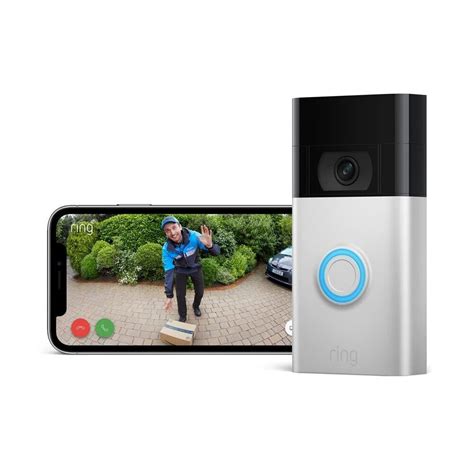 Ring Video Doorbell 2nd Gen 1080p HD Wireless Satin Nickel NEW