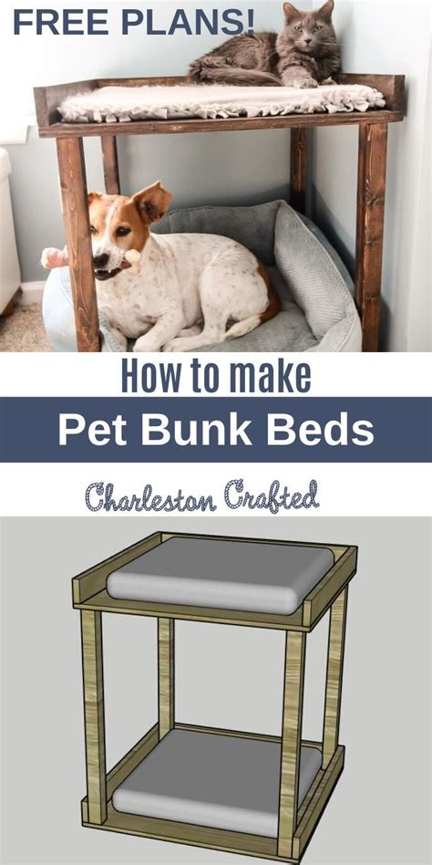 This Diy Pet Bunk Bed Is The Perfect Place For Your Cat And Dog To