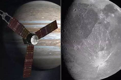nasa s juno probe returns close up photographs of ganymede jupiter s biggest moon after 20