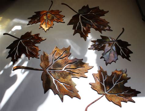 Metal Leaves Wall Decor Foter
