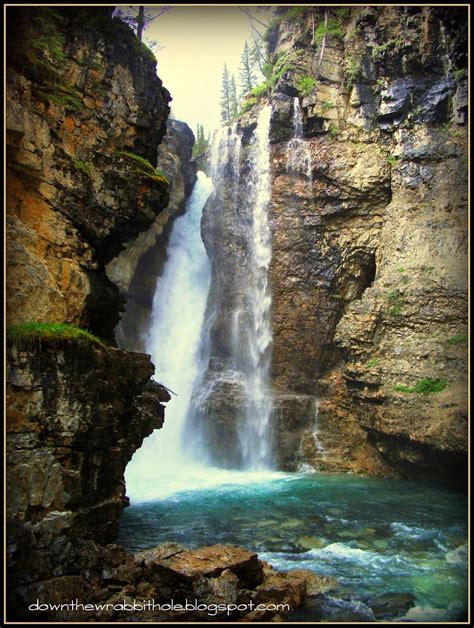 The Majestic Upper Falls Of Johnson Canyon In Banff Alberta Find Out