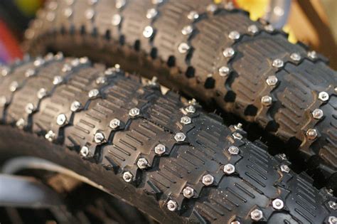 Winter Cycling Essentials Studded Tires Justin Foell