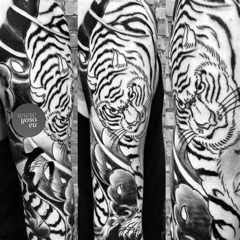 Tiger Tattoo Sleeve Tokyo — Yoso Tattoo Japanese Tattoo 刺青 宮崎市