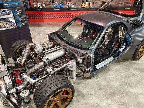 Worlds Only Awd Mazda Rx 7 With A 4 Rotor Engine Edges Closer To