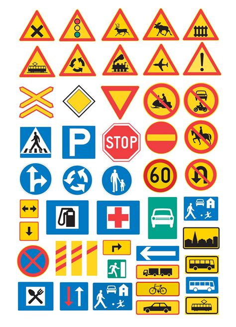 Traffic Signs Liikennemerkit Traffic Signs Transportation Theme