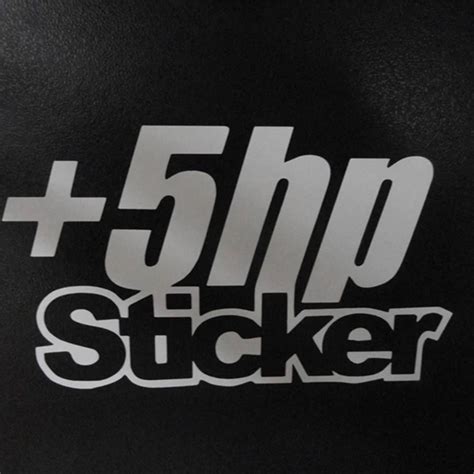 5 Hp Horespower Funny Window Sticker Vinyl Decal Jdm Dope Fresh Drift