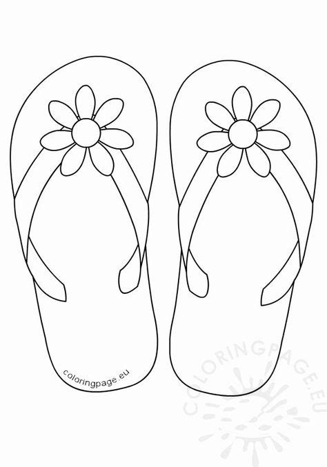 28 Flip Flops Coloring Page In 2020 Summer Coloring Pages Coloring