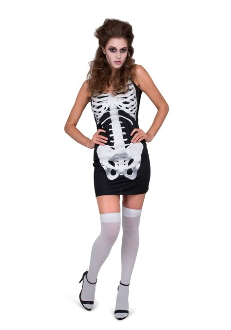 Karnival Costumes Undead Skeleton Girl Dress Womens Costume Medium 10