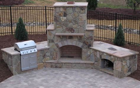 Image Result For Outdoor Fireplace In Corner Backyard Fireplace