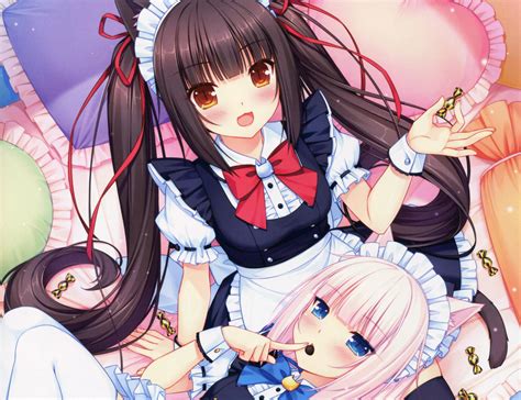 Anime Neko Maid Wallpapers Top Free Anime Neko Maid Backgrounds Wallpaperaccess