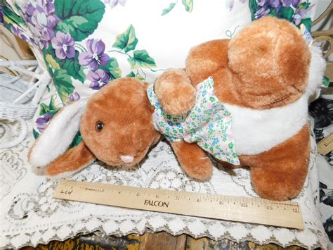 Dakin Bunny Rabbit 1975 Stuffed Bunny Stuffed Rabbit Etsy