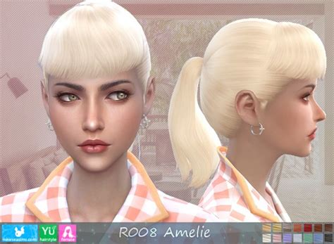 Newsea R008 Amelie Hair Sims 4 Hairs