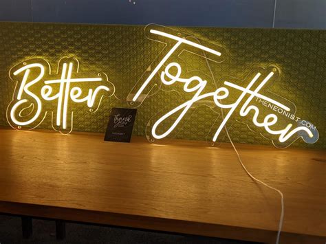 Better Together LED Neon sign - The Neonist