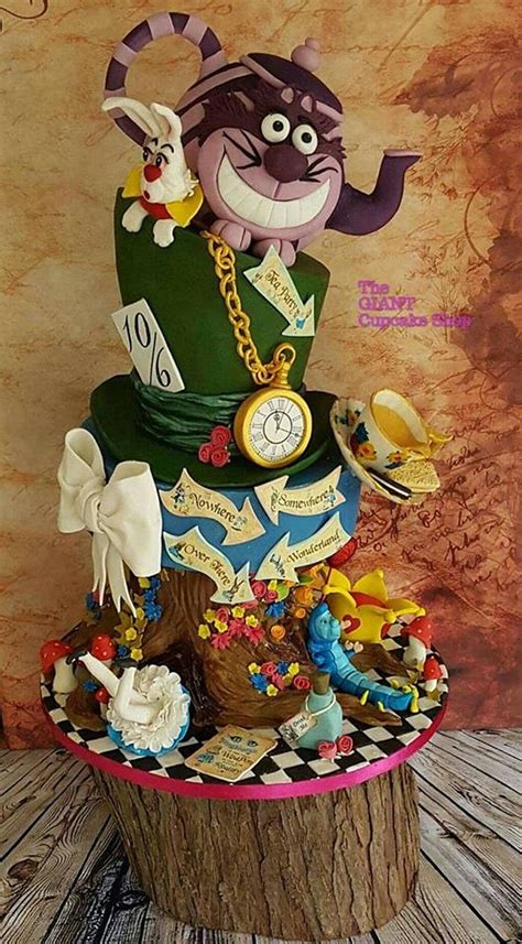 Alice In Wonderland Decorated Cake By Amelia Rose Cake Cakesdecor