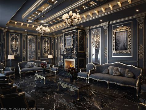 When using black in a bedroom make sure that there is plenty of contrast space and light to ensure the room doesnt feel overly closed in. VWArtclub - французский стиль #homeinteriordesignclassic ...