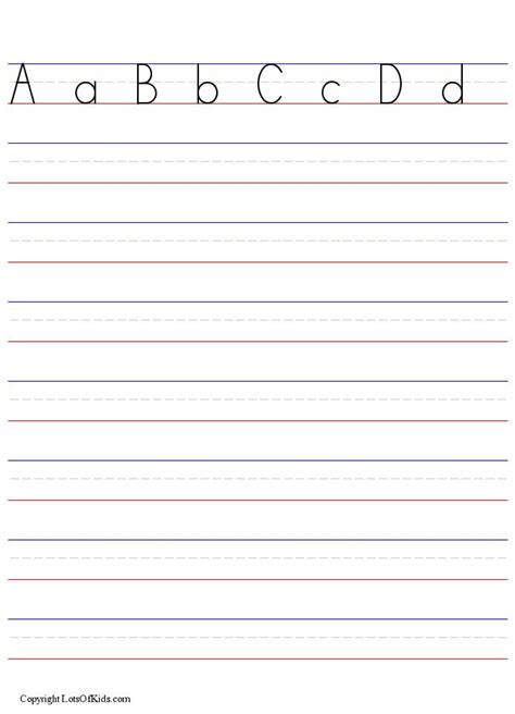 Create your handwriting worksheet & and edit it from there. Handwriting Practice Worksheet Maker from Lotsofkids.com ...