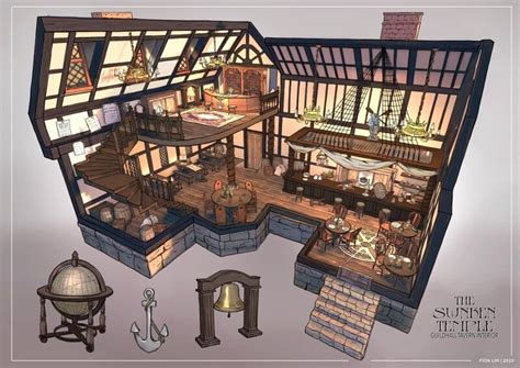 Artstation Guildhall Tavern Interior Fion Lim In 2021 Tavern