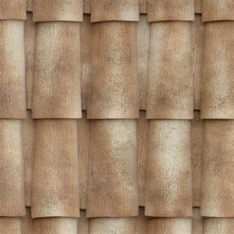 Clay Roof Tile King Casale Senese Texture Seamless 03456