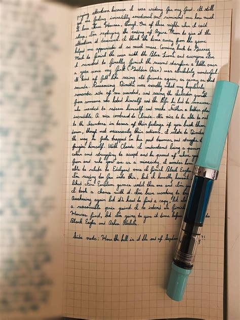 Fountain Pens Have Made Me Love Writing In Cursive Rfountainpens