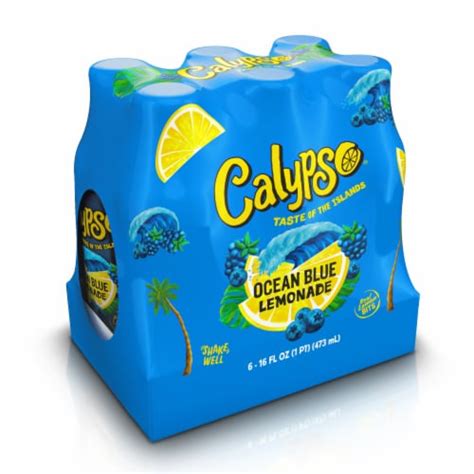 Calypso Ocean Blue Lemonade Pack 6 Bottles 16 Fl Oz Kroger
